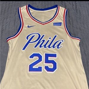 Ben Simmons Nike Alt Gold 76ers Jersey